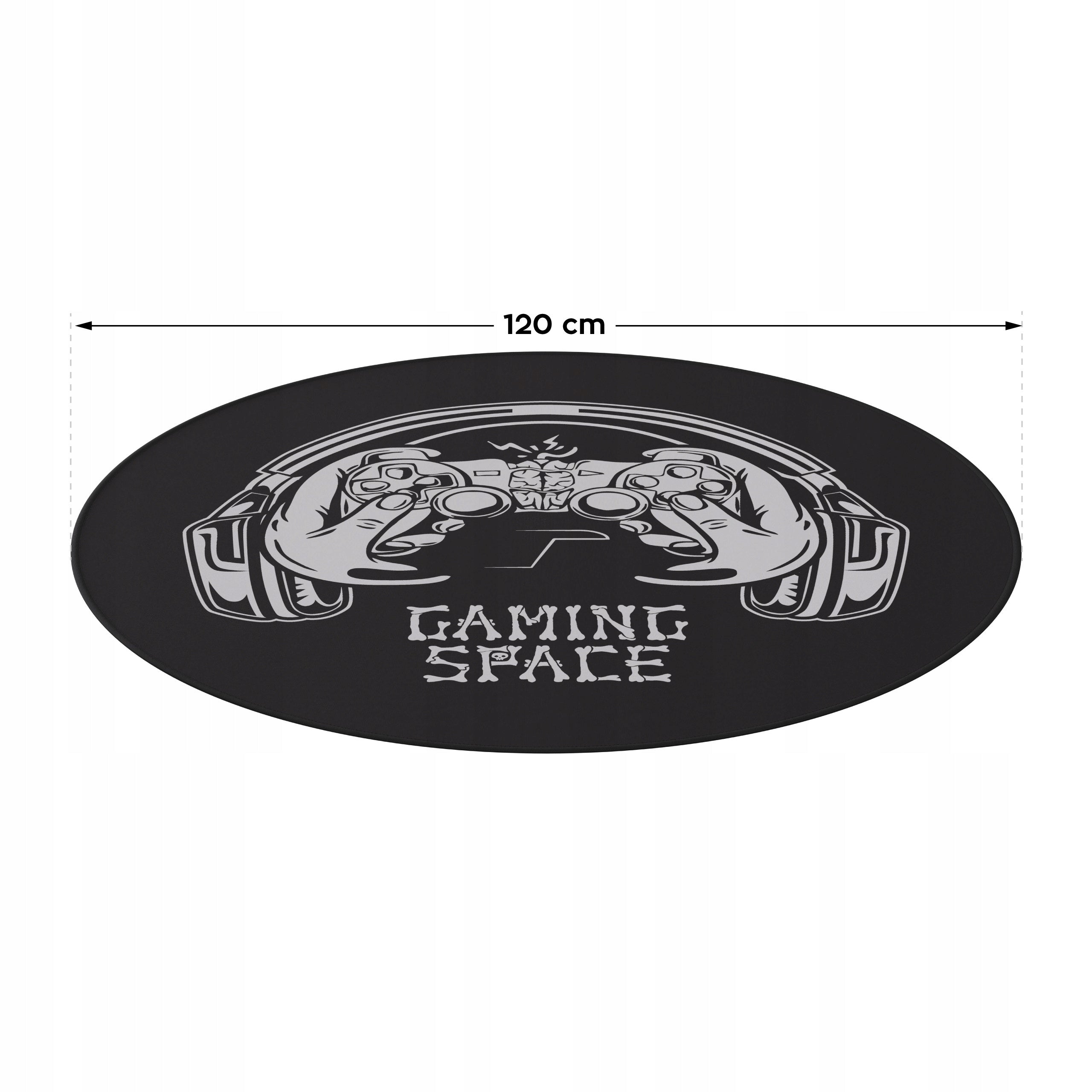 Protective mat for chair HUZARO for floor under gaming chair black Packaging status original