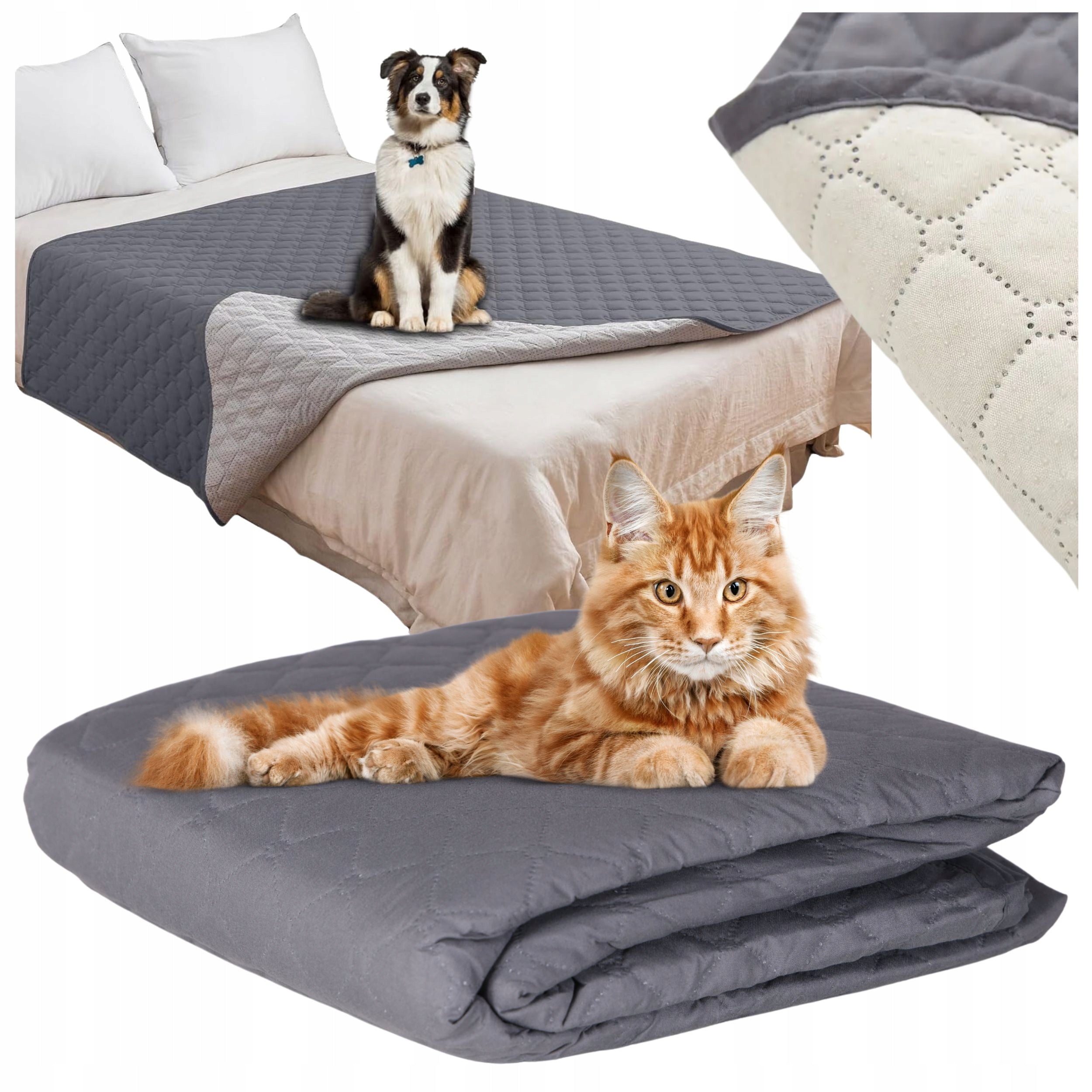 Protective mat for dog bedspread anti-slip waterproof 170x210cm Brand Wobell