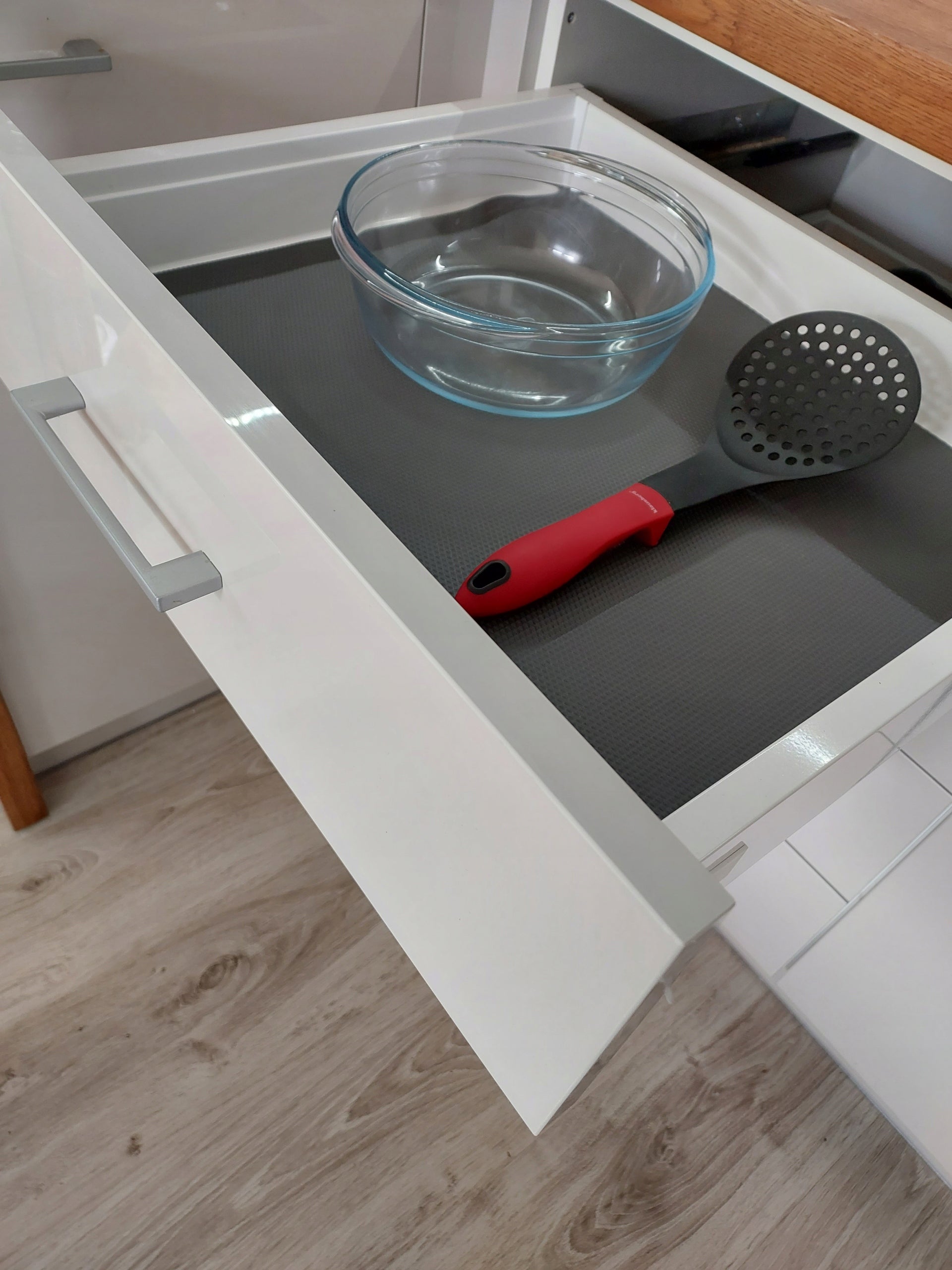 Protective mat for drawer and cabinet anti-slip pad 500x60 ANTHRACITE Length 500 cm