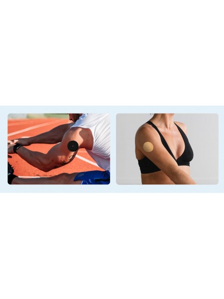 Protective patches, with sensor hole Dexcom G7/ ONE+/Stelo,Beige, 10 pcs. Manufacturer code 00362