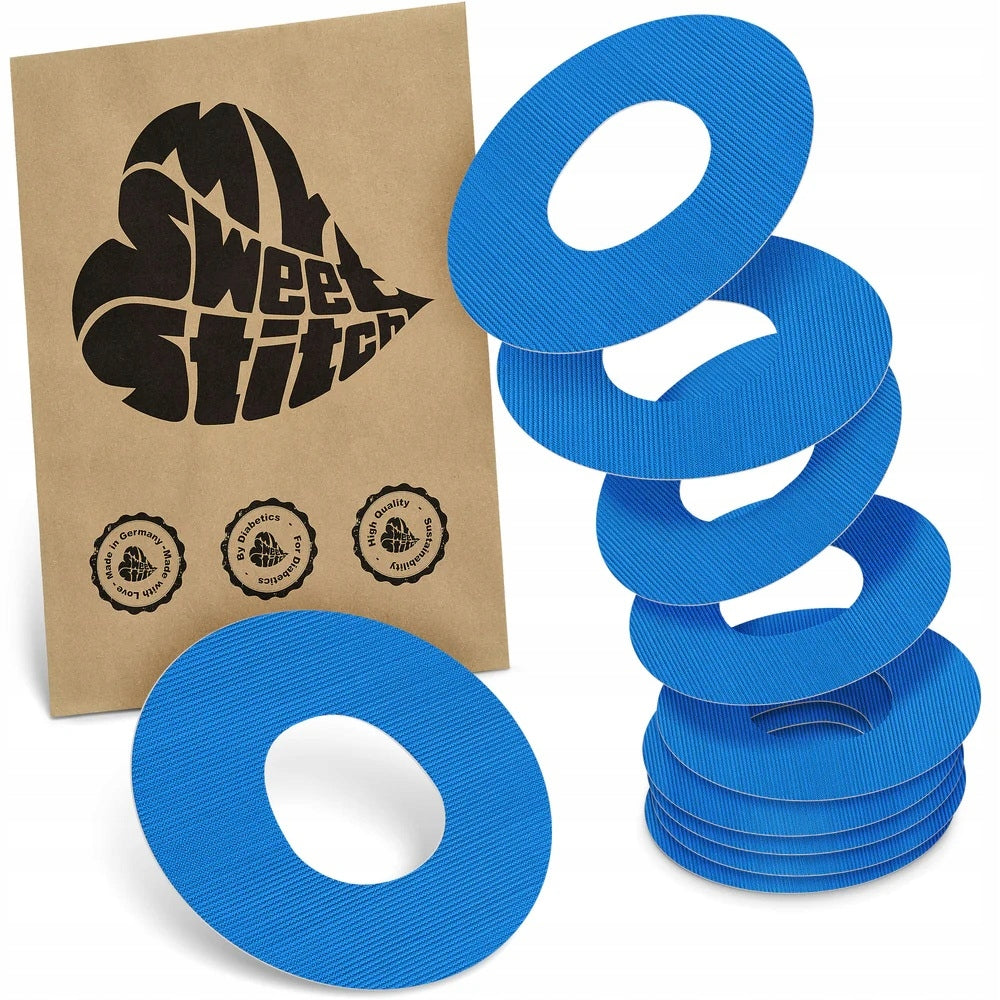 Protective patches, with sensor hole Freestyle Libre 2,Blue, 25 pcs.