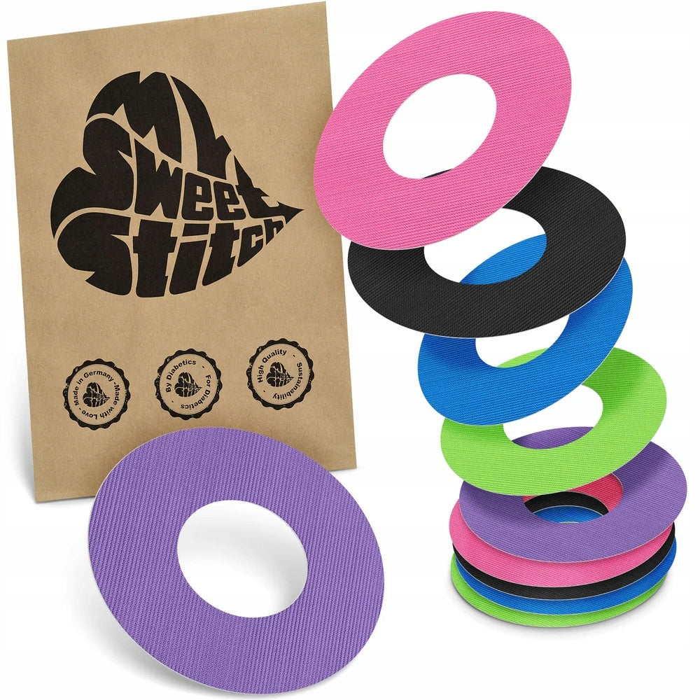 Protective patches, with sensor hole Freestyle Libre 2, Coloured, 25 pcs.