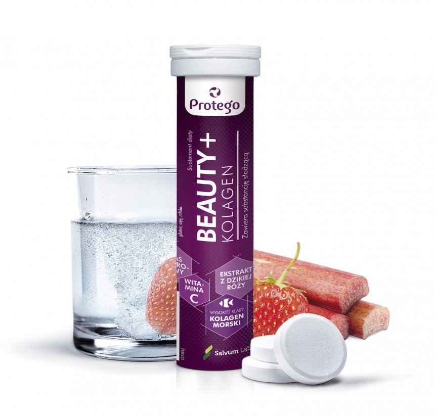 Protego Beauty+ collagen 20 effervescent tablets Date weight 31-08-2026