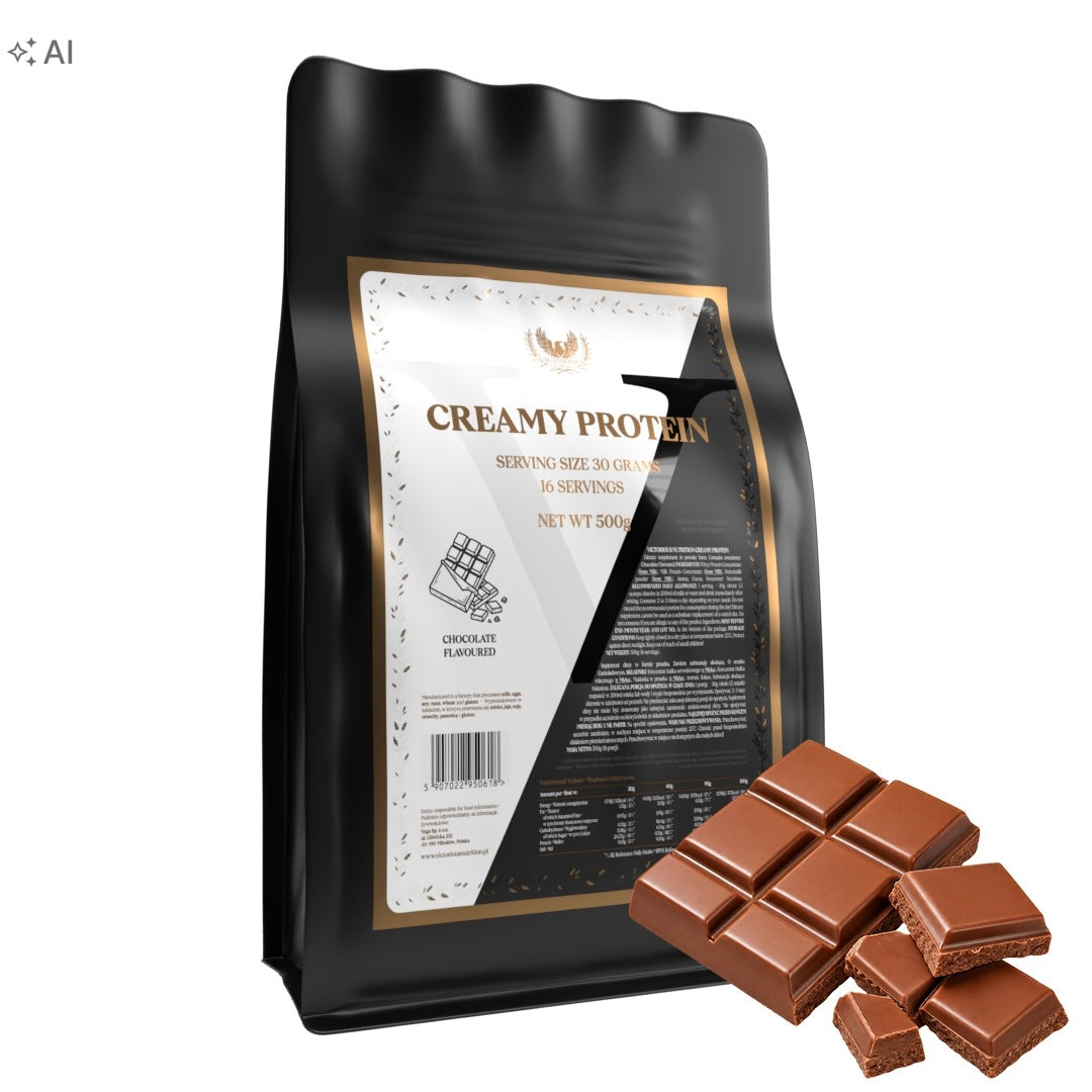 Protein 500g Creamy Protein WPC 70% Whey Chocolate Victorious Nutrition