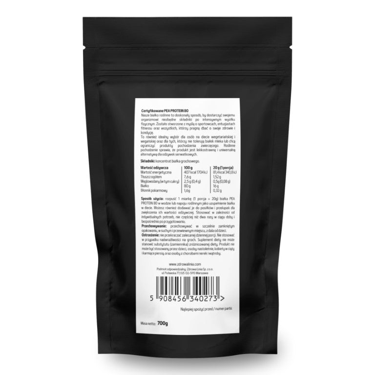 Protein 80% PEA PROTEIN 700g PEA PROTEIN VEGAN VEGE Expiration date at least 3 months from the date of purchase