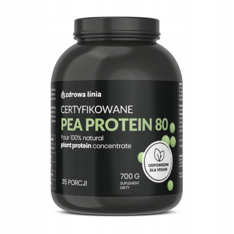 Protein 80% PEA PROTEIN 700g PEA PROTEIN VEGAN VEGE + scoop FREEBIE