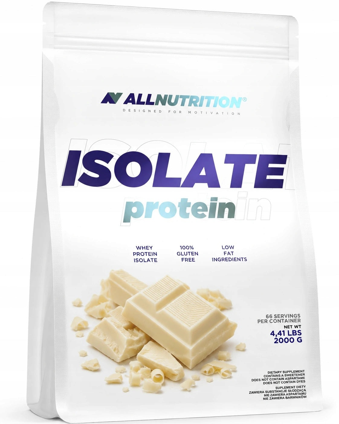 Protein ALLNUTRITION ISOLATE 2KG white chocolate
