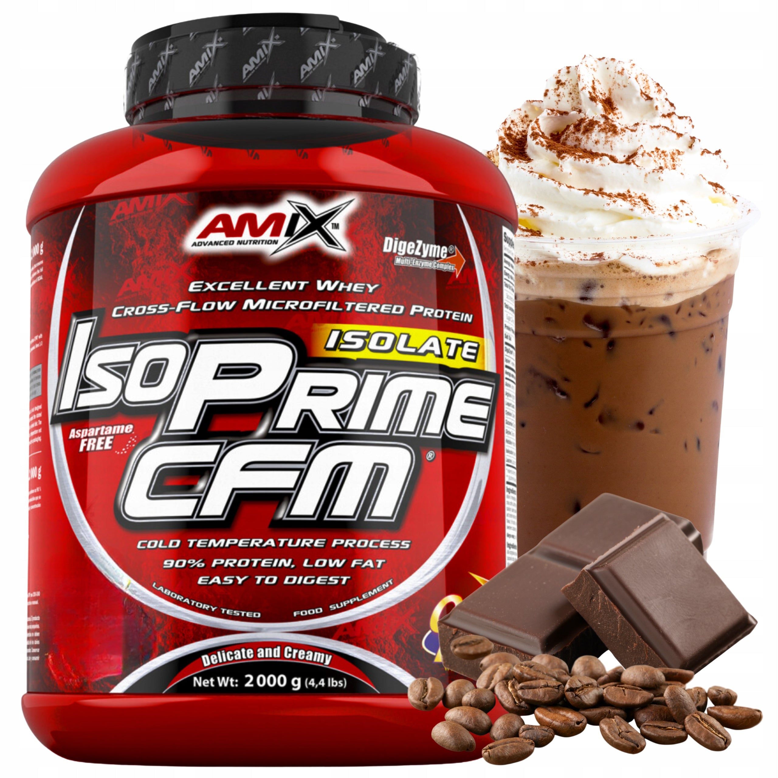 Protein AMIX ISOPRIME CFM PROTEIN WPI 2000 Chocolate-Mocca Protein Conditioner