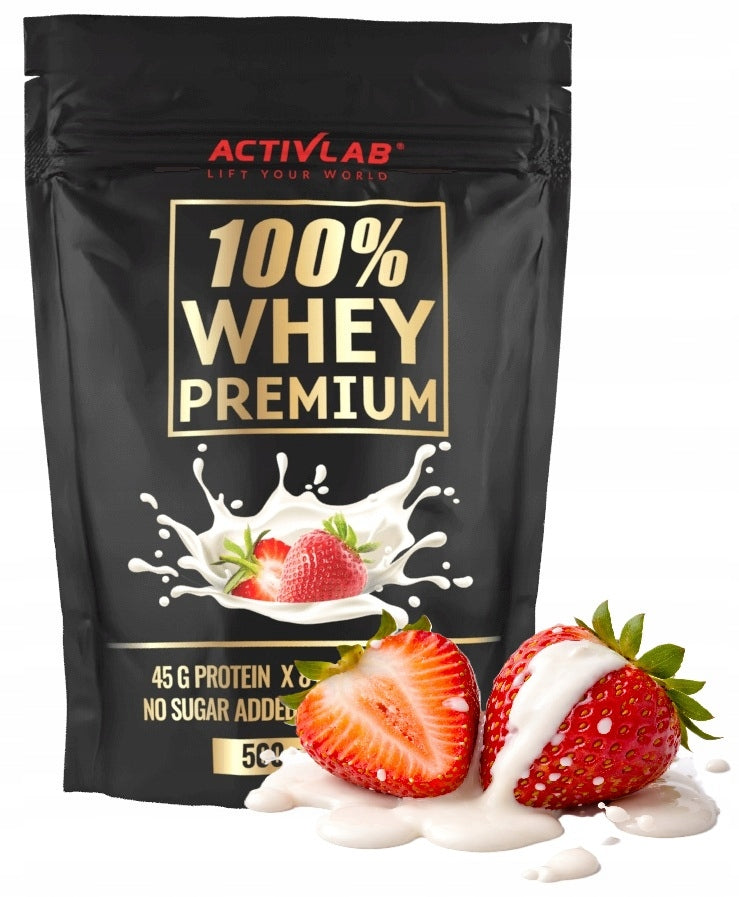 Protein Activlab 100% Whey Premium Protein Conditioner WPC Flavour Strawberry 500g