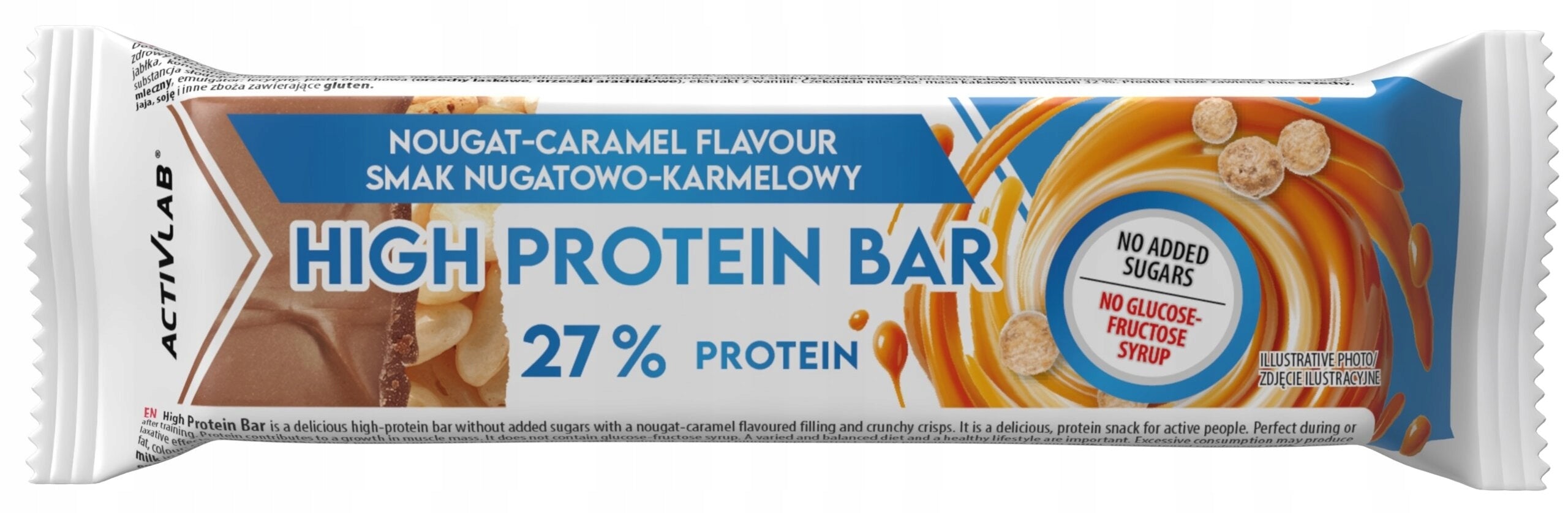 Protein Bar ACTIVLAB High Protein Caramel-Nugat Bar (46 g) Expiration date not specified