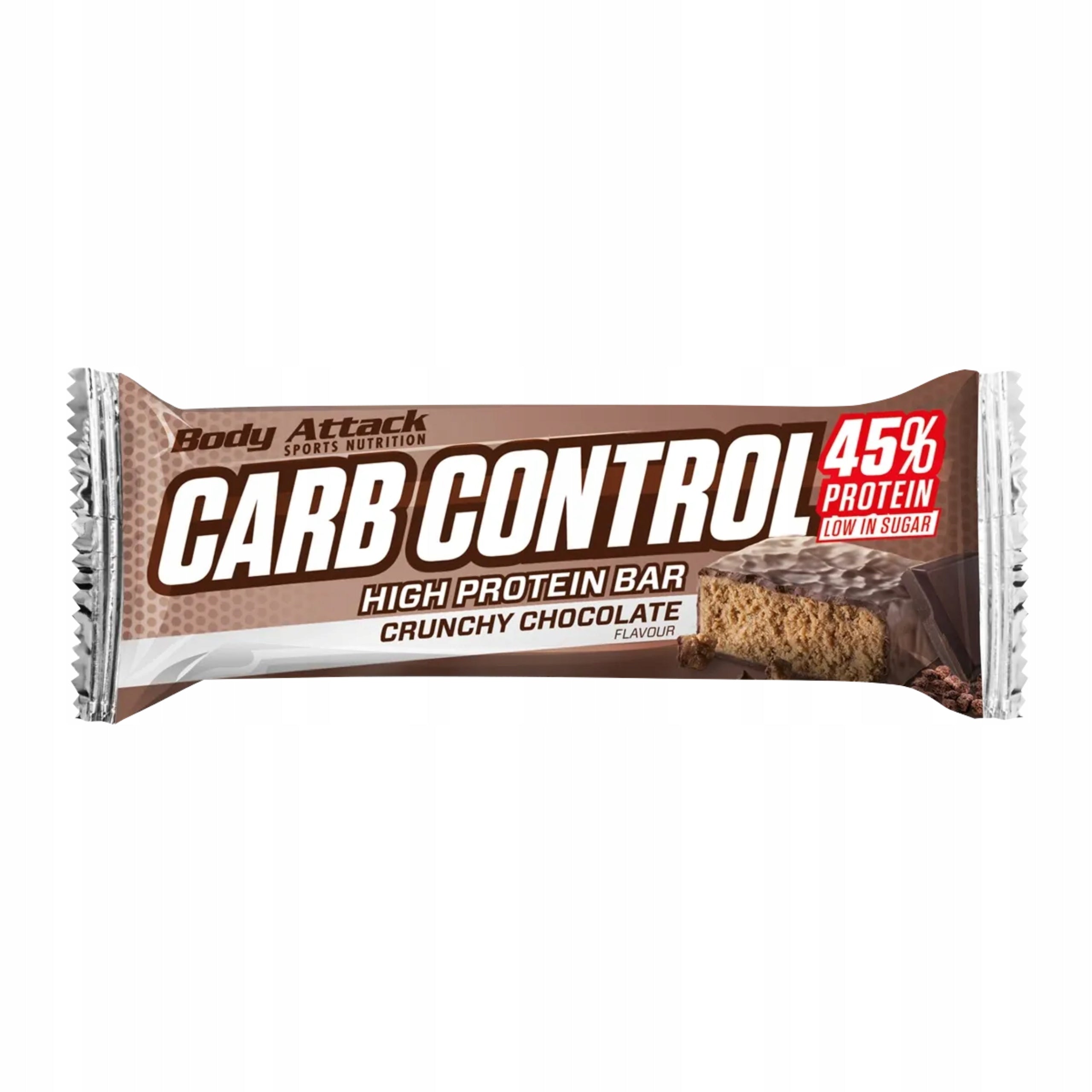 Protein Bar BODY ATTACK Carb Control 15x 100g Protein Low Sugar Packaging status original