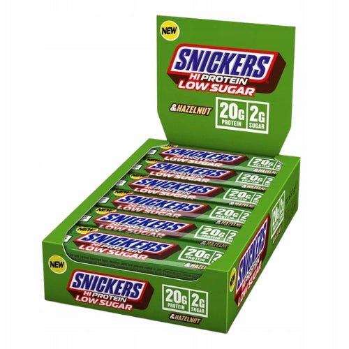 Protein Bar SNICKERS Hi Protein 12x57g Walnut Low Sugar 18g Protein Expiration date at least six months from the date of purchase