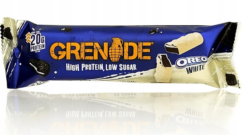Protein Bar Set 12X Grenade Protein Bar 60g white oreo Expiration date not specified