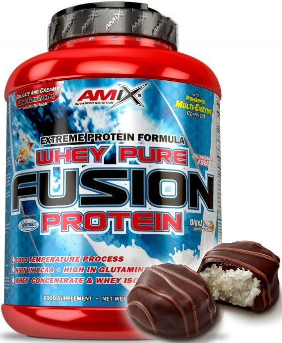 Protein Coconut Chocolate AMIX WHEY PURE FUSION 4kg