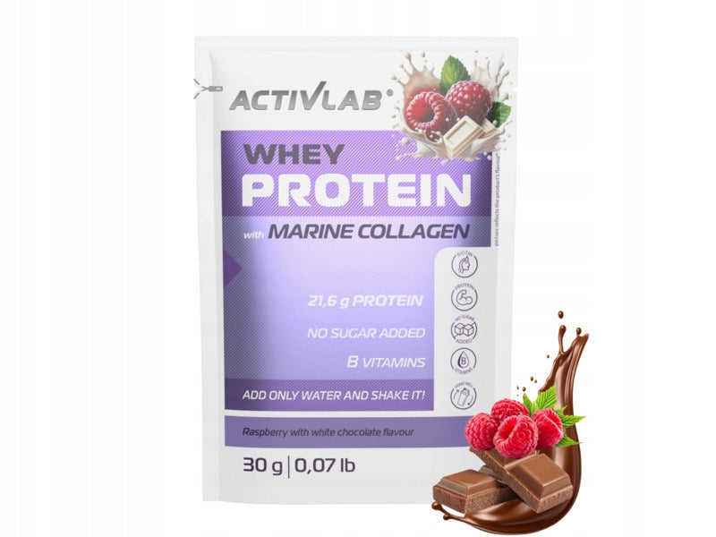 Protein Conditioner ACTIVLAB Whey Protein White Chocolate with Raspberry (30 g)