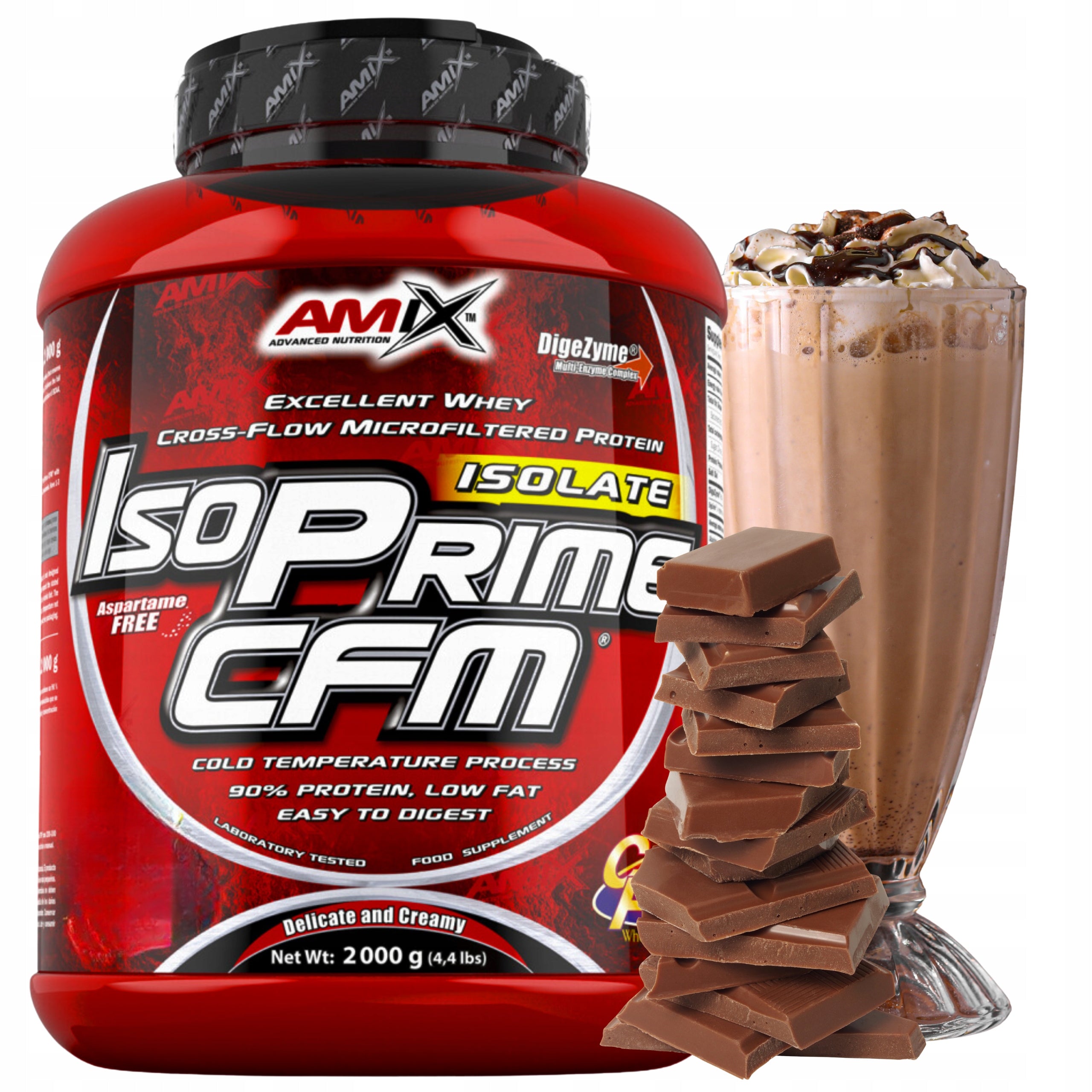 Protein Conditioner AMIX ISOPRIME CFM 2000g PROTEIN 90% Chocolate
