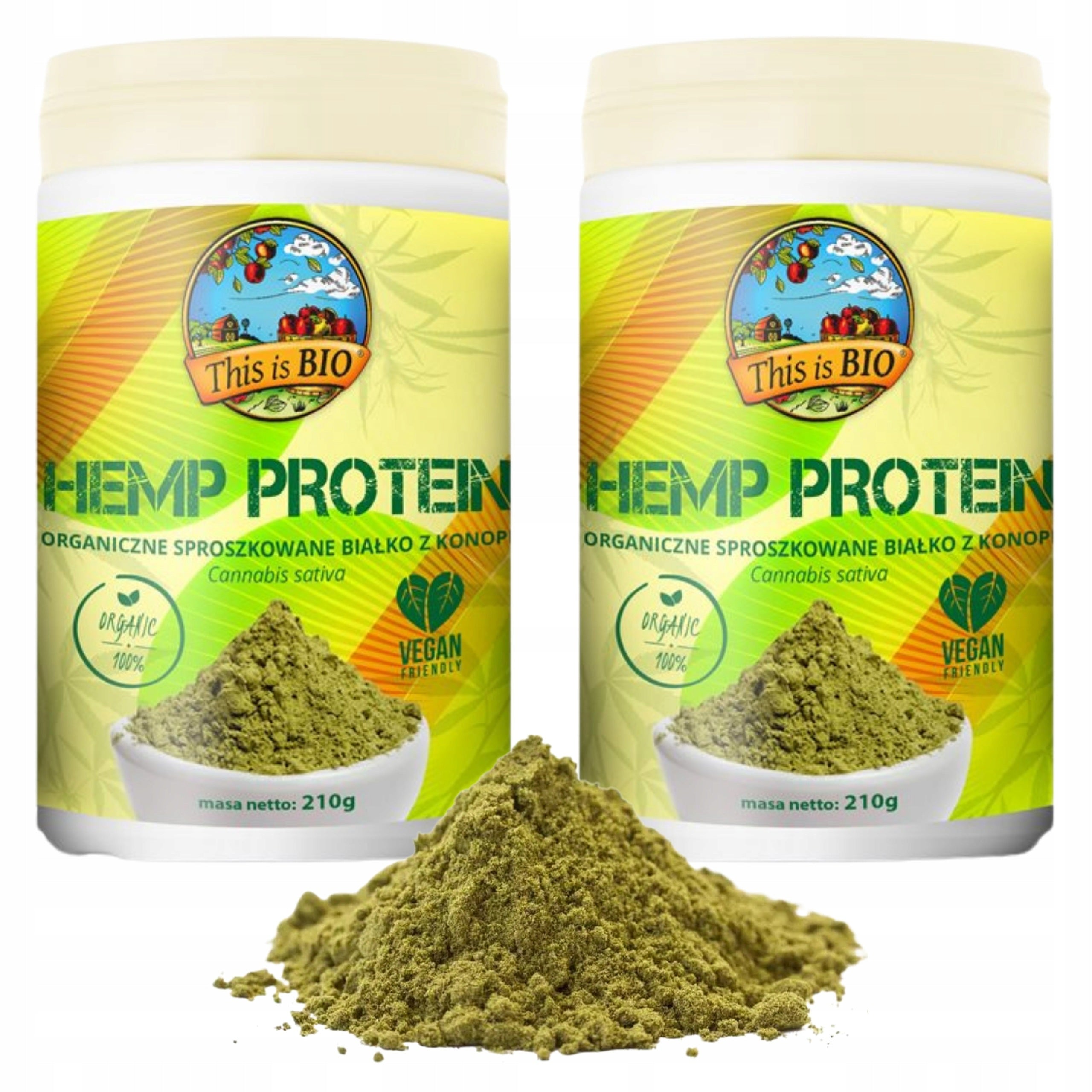 Protein Conditioner BIO 50% Hemp Protein 420g Natural Flavour Omega-3