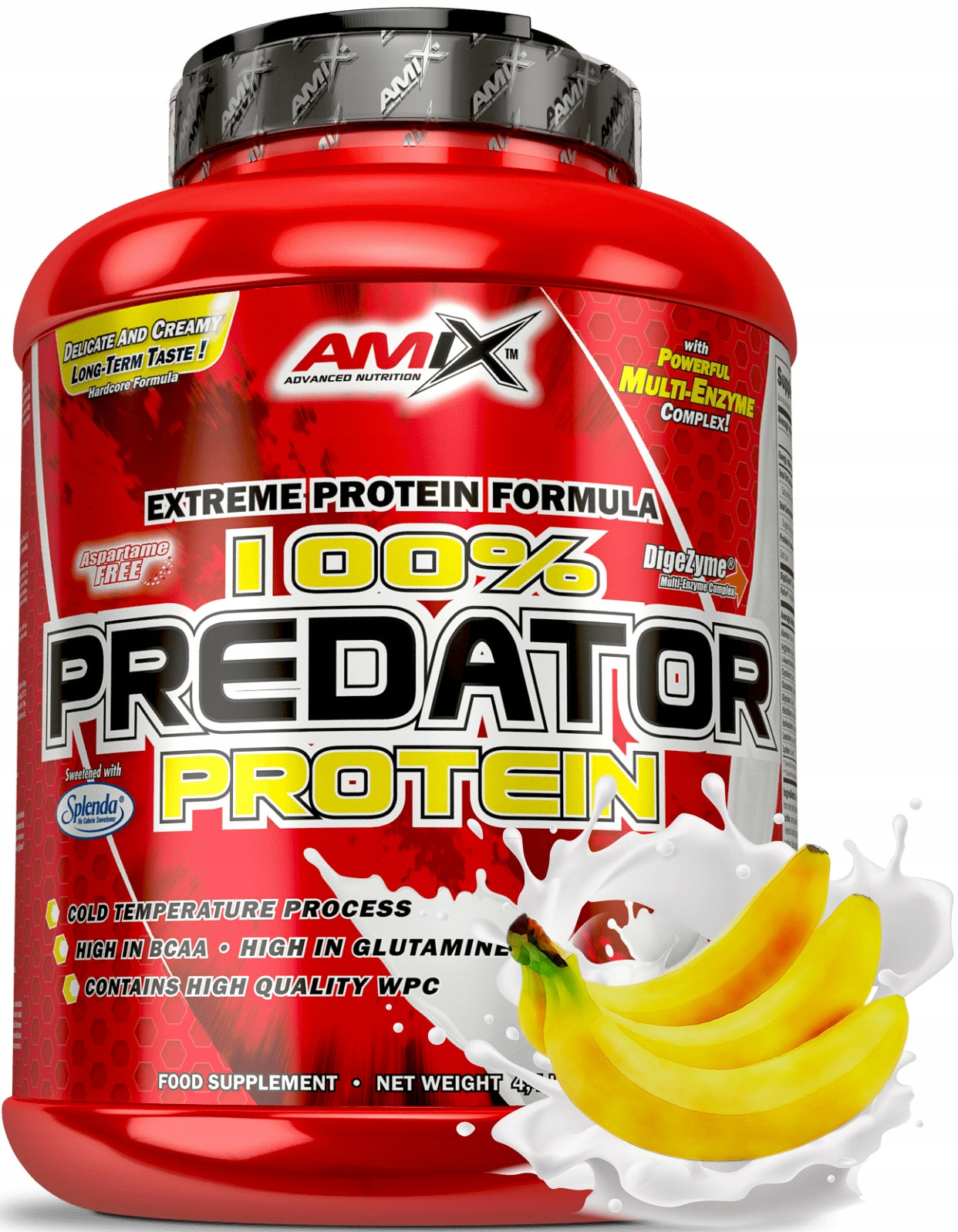Protein Conditioner Concetrate Protein Whey Protein Digezyme Banana Flavour