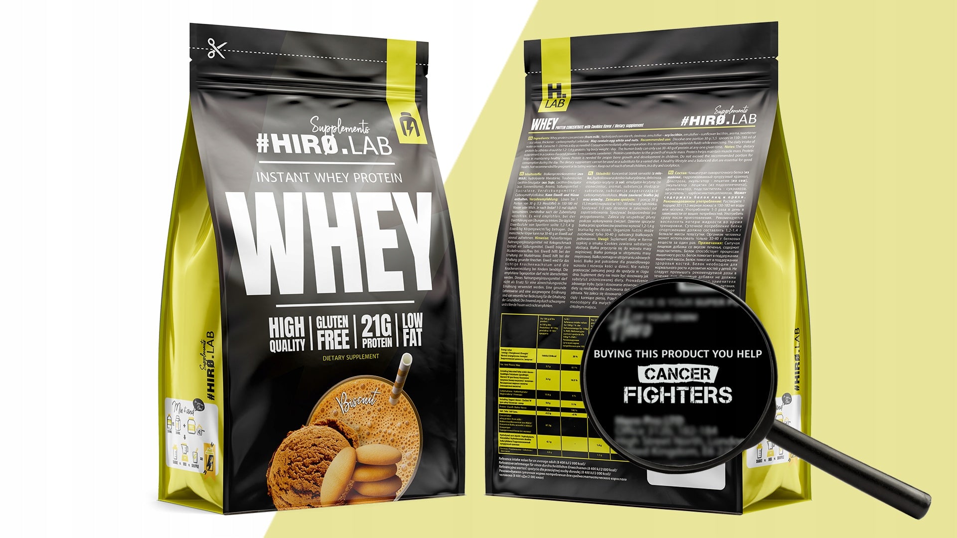 Protein Conditioner HIRO.LAB Protein Concentrate WPC Biscuit Powder 750 g Manufacturer code 1000021470#839