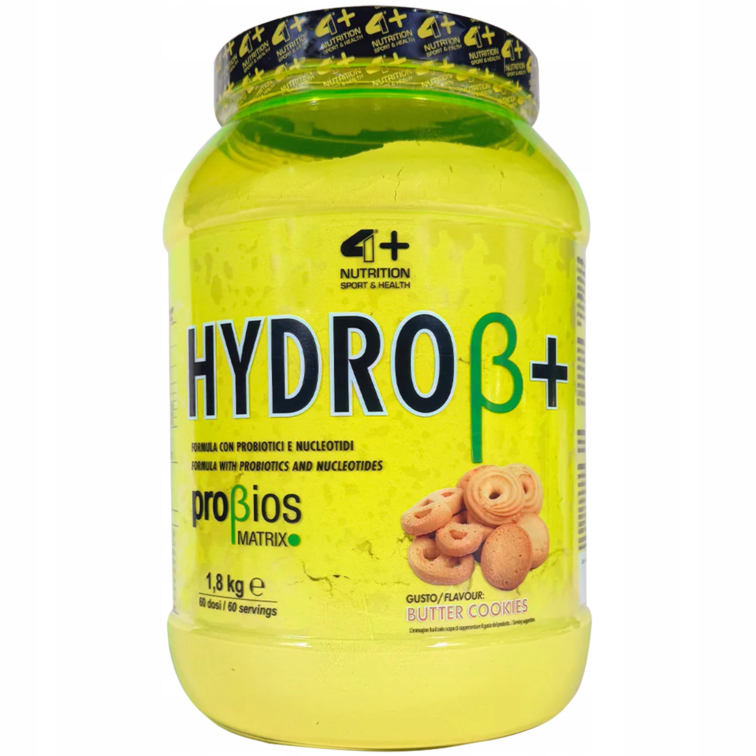 Protein Conditioner Hydrolyzate WPH 1800g 4+ NUTRITION Biscuit Probiotic