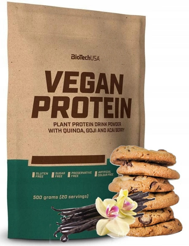 Protein Conditioner Plant Protein BioTechUSA Powder 500 g Vanilla Cookie