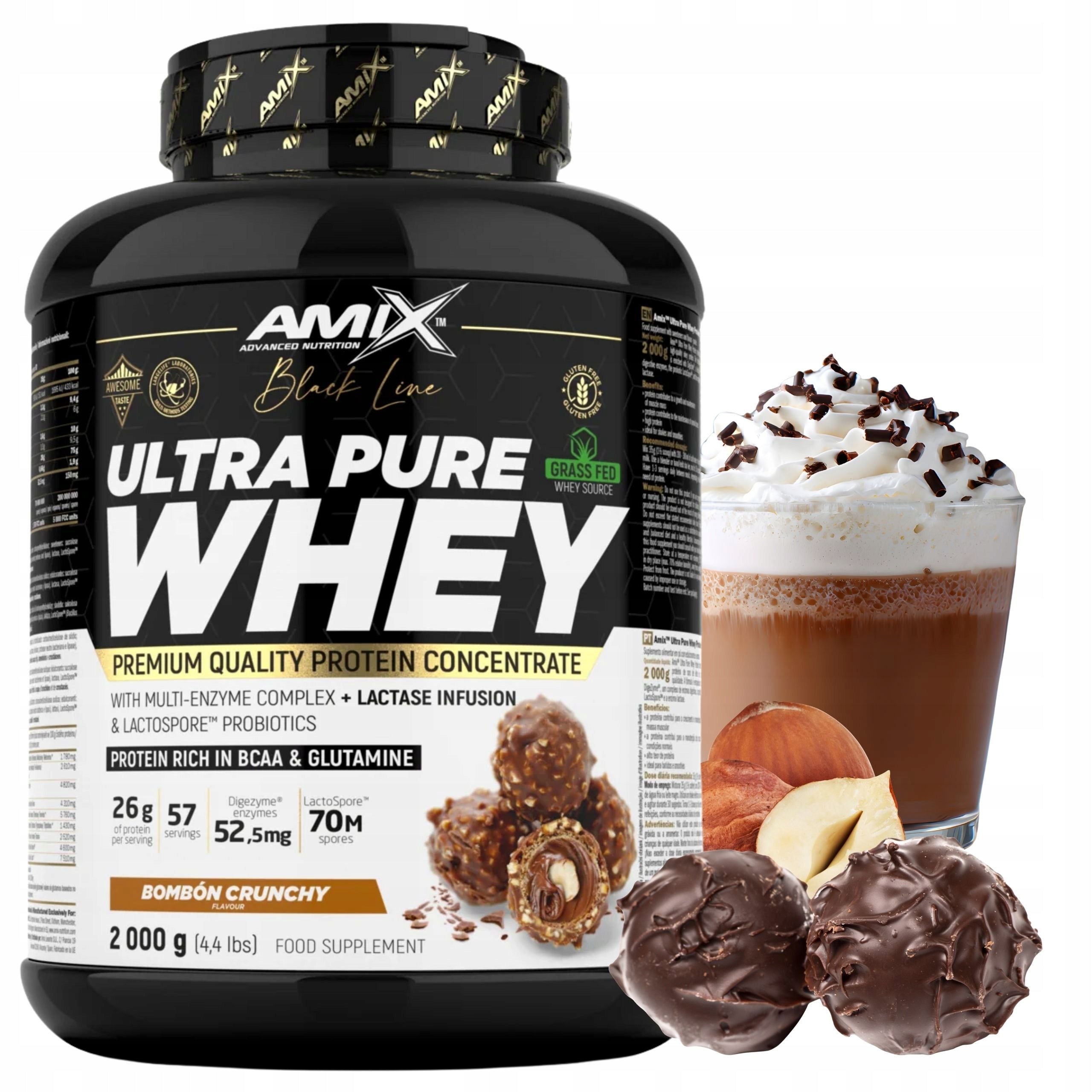 Protein Conditioner WPC Amix Ultra Pure Whey Chocolate-nut flavor 2000g