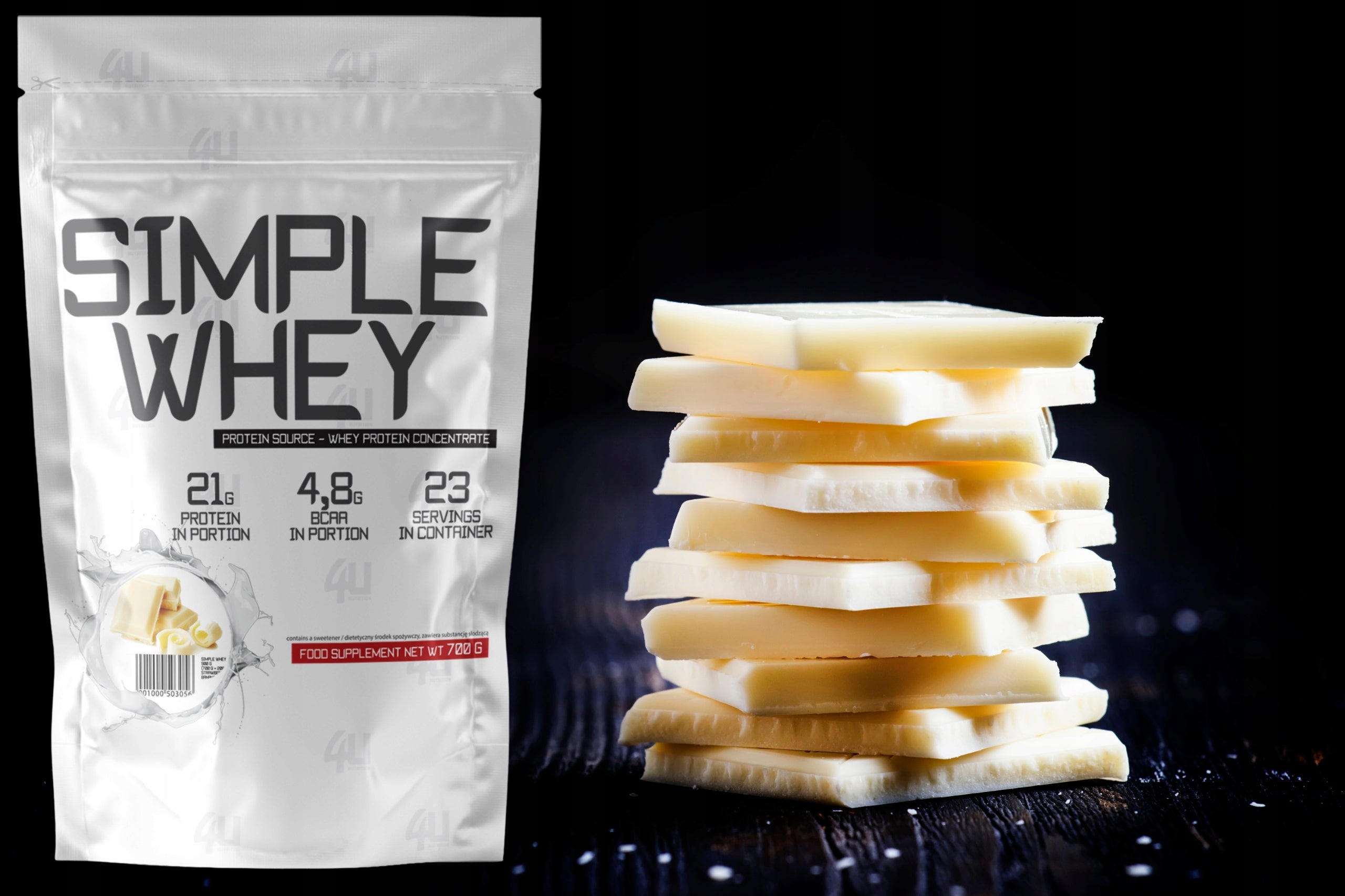 Protein Conditioner Whey Protein White Chocolate Cocktail for Weight Loss Packaging status original