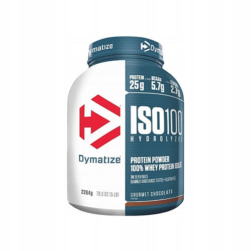 Protein DYMATIZE ISO 100 2264g Chocolate Isolate WPI Hydrolyzate Conditioner Expiration date at least six months from the date of purchase