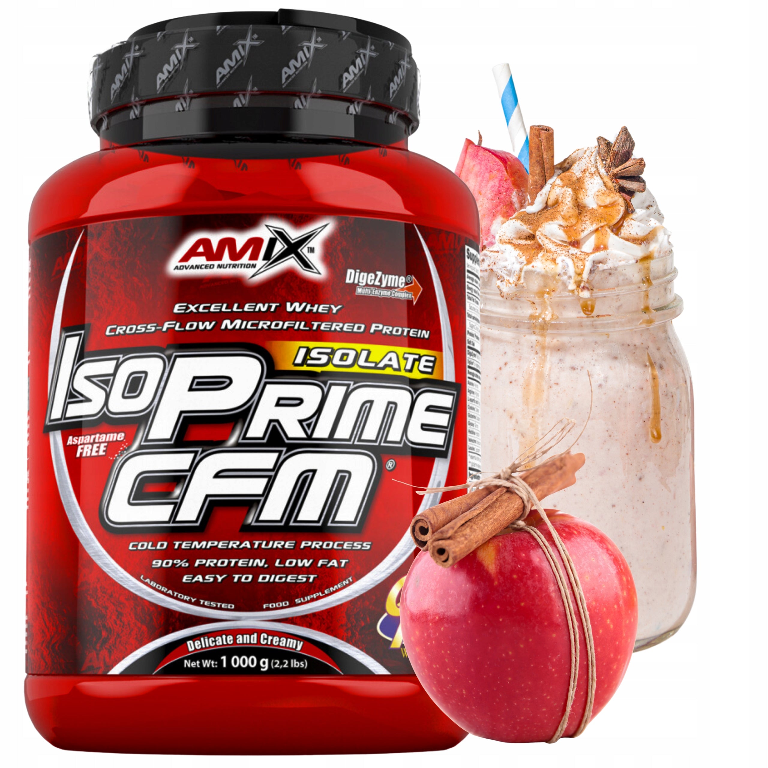 Protein Isolate AMIX ISOPRIME CFM 1000 PROTEIN WPI apple-cinnamon