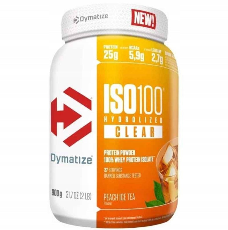 Protein Isolate Dymatize ISO 100 Iced Peach Tea 900 g WPI