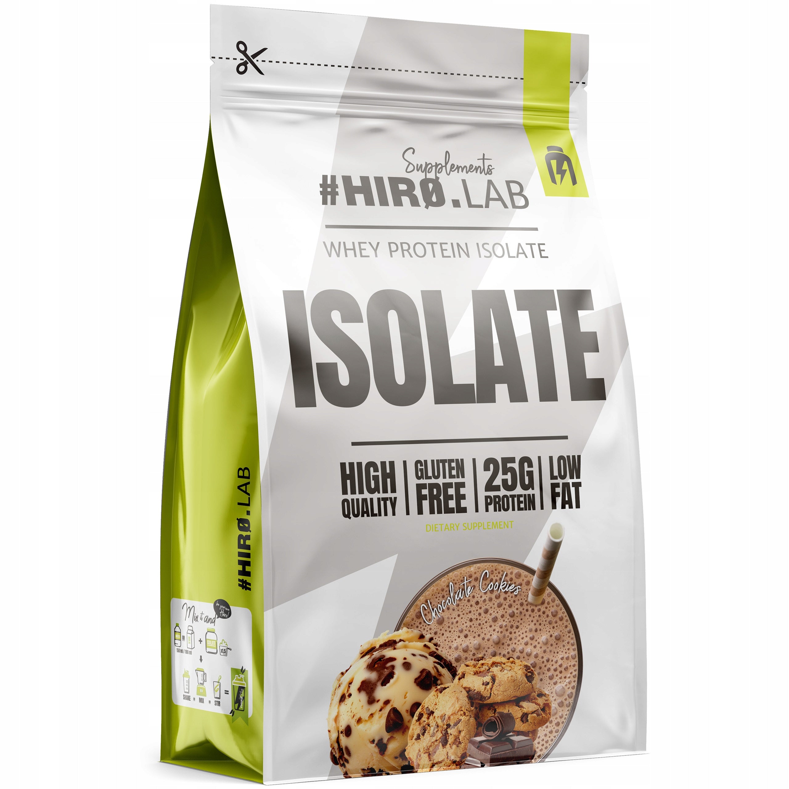 Protein Isolate HIRO.LAB WPI 700g Chocolate Cake Whey Protein