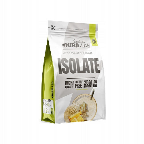 Protein Isolate HIRO.LAB WPI 700g Pineapple White Chocolate Whey Protein Packaging status original