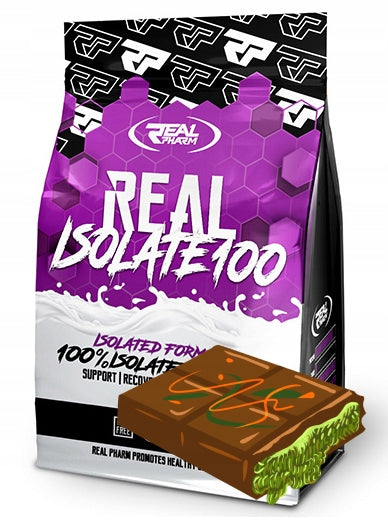 Protein Isolate WPI 100% 700g REAL PHARM – Fast Regeneration, Lactose Free