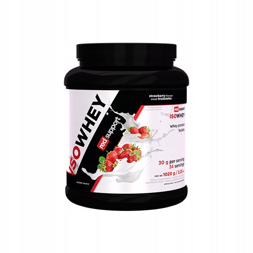 Protein Isolate WPI Powder 1020g Strawberry Lactose Free Gluten 34p Expiration date at least six months from the date of purchase