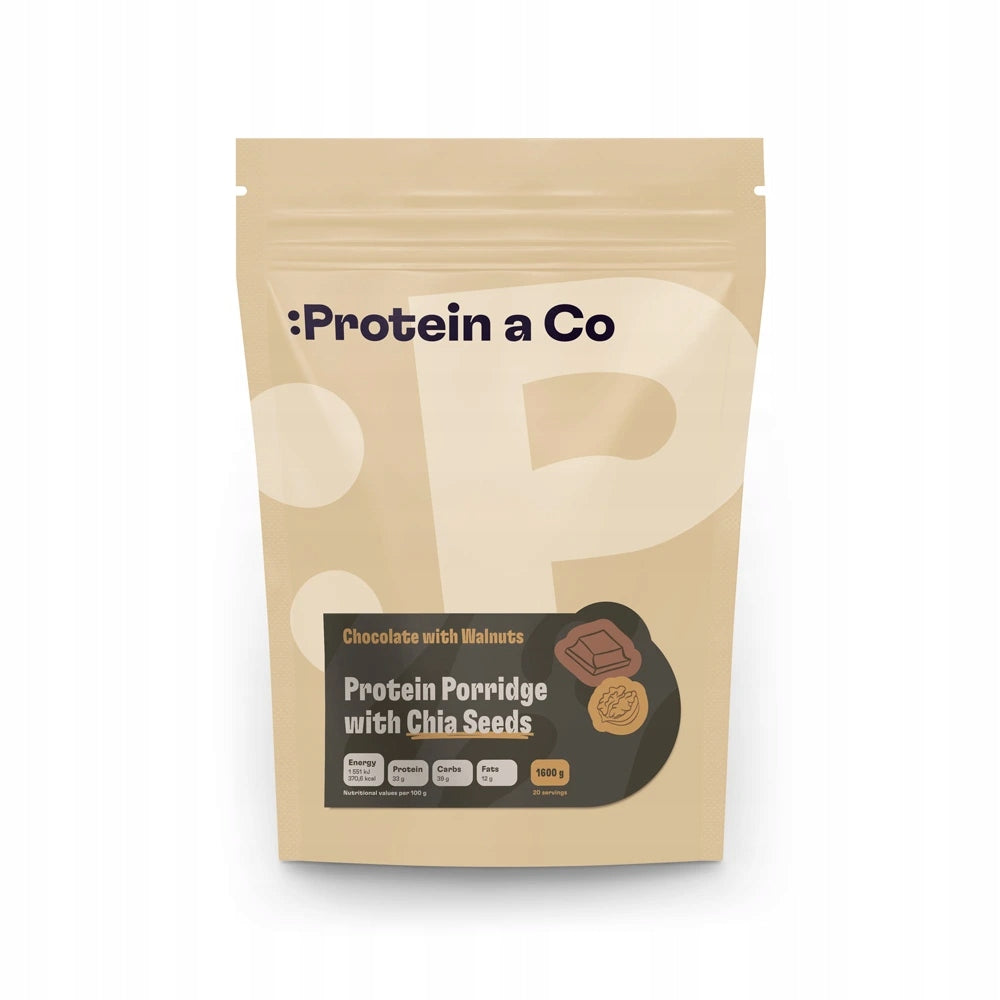 Protein Porridge with Chia 1600 g - 9 Flavors, Flavor: Arachids with Cranberries Packaging status original