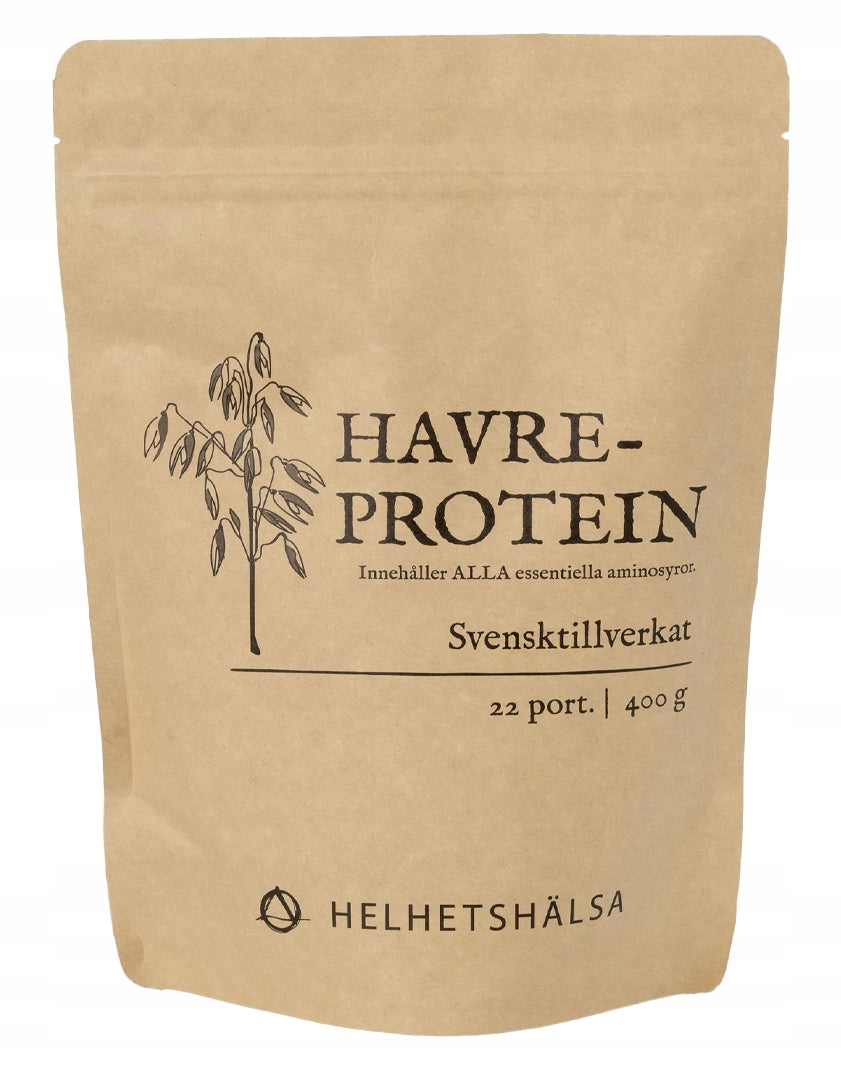 Protein Vegetable Oat Protein 400g Helhetshalsa Expiration date at least 1 year from the date of purchase