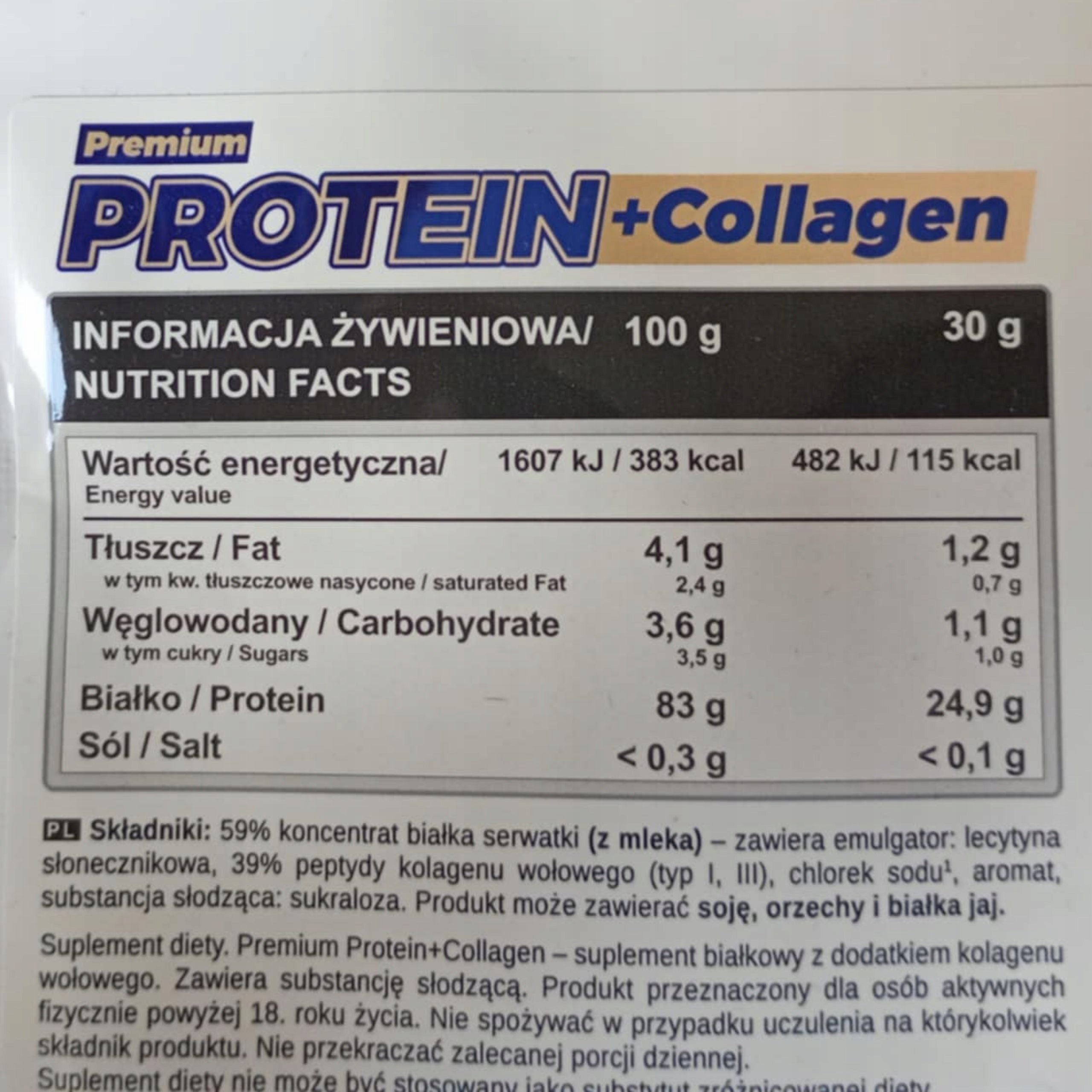Protein for Women with Collagen Whey Protein Concentrate White Chocolate Expiration date at least six months from the date of purchase