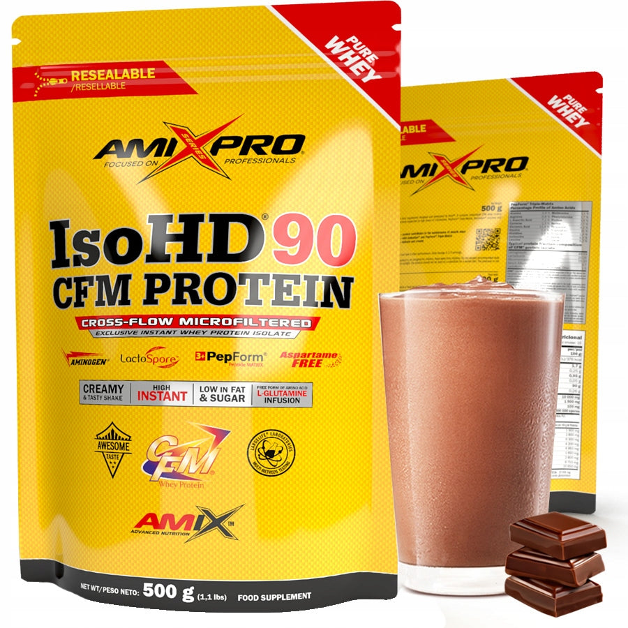 Protein isolate WPI 90 CFM whey protein supplement 500 g without sugar