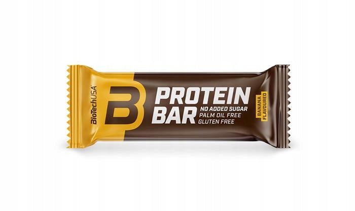 Protein slice, gluten free, 70g, BIOTECH USA, banana