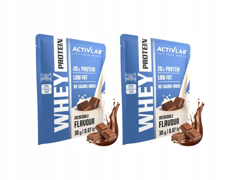 Protein supplement ACTIVLAB Whey Protein WPC 85 Chocolate (30 g) x 2 pcs.