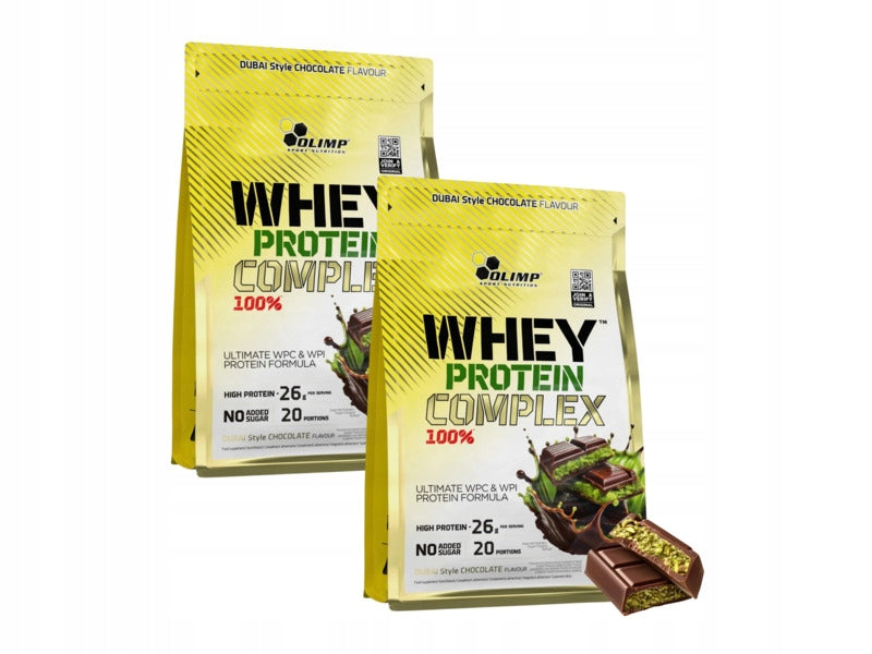 Protein supplement OLIMP Whey Protein Complex 100% Dubai chocolate 700g x2