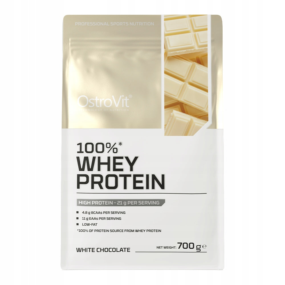 Protein supplement OstroVit WPC 700 g white chocolate Packaging status original