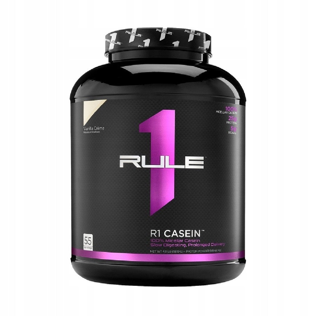 Protein supplement Rule 1 CASEIN Protein powder 1816 g taste Chocolate Fudge Packaging status original
