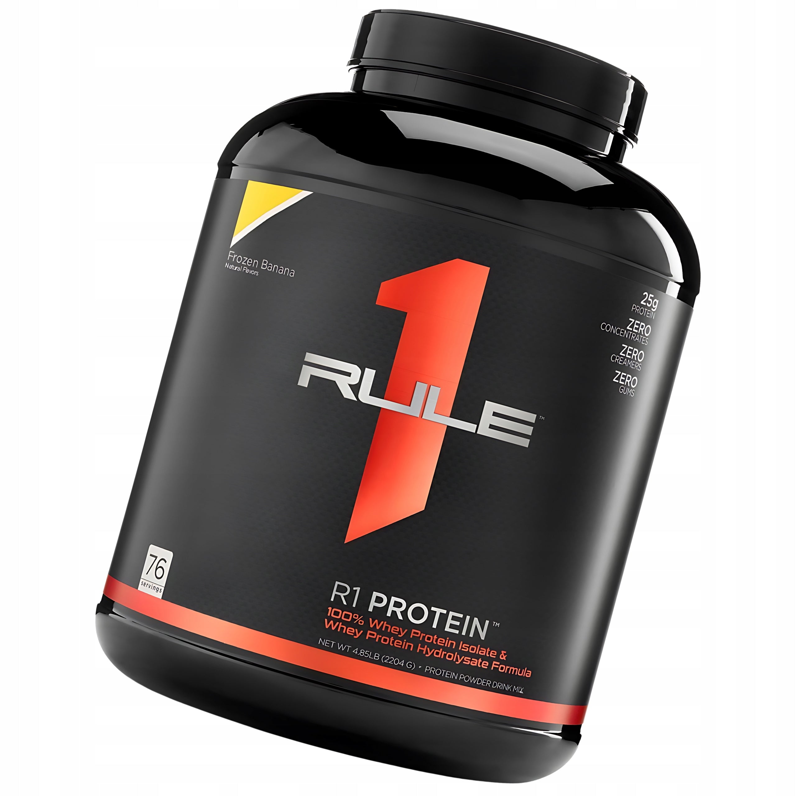 Protein supplement Rule 1 powder 2240 g cream BANANA PROTEIN SHAKE WPC WPI Packaging status original