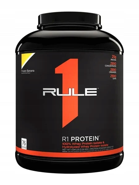 Protein supplement Rule 1 powder 2240 g cream BANANA PROTEIN SHAKE WPC WPI