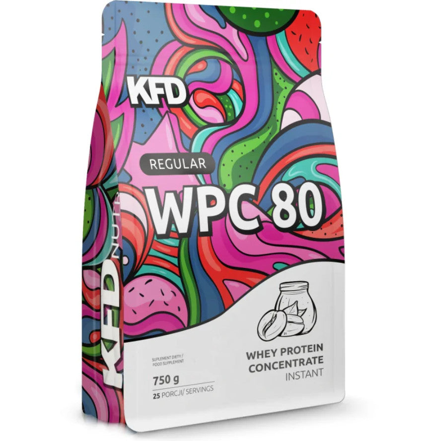 Protein supplement - WPC KFD powder 750 g taste CAFFE LATTE (coffee)