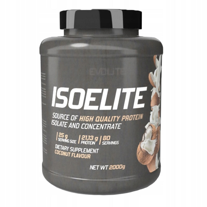 Protein supplement WPC + WPI Evolite Nutrition powder 2000 g coconut flavour