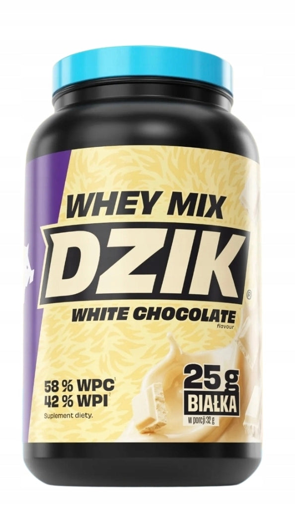 Protein supplement WPC&WPI WHEY MIX DZIK 704g taste WHITE CHOCOLATE