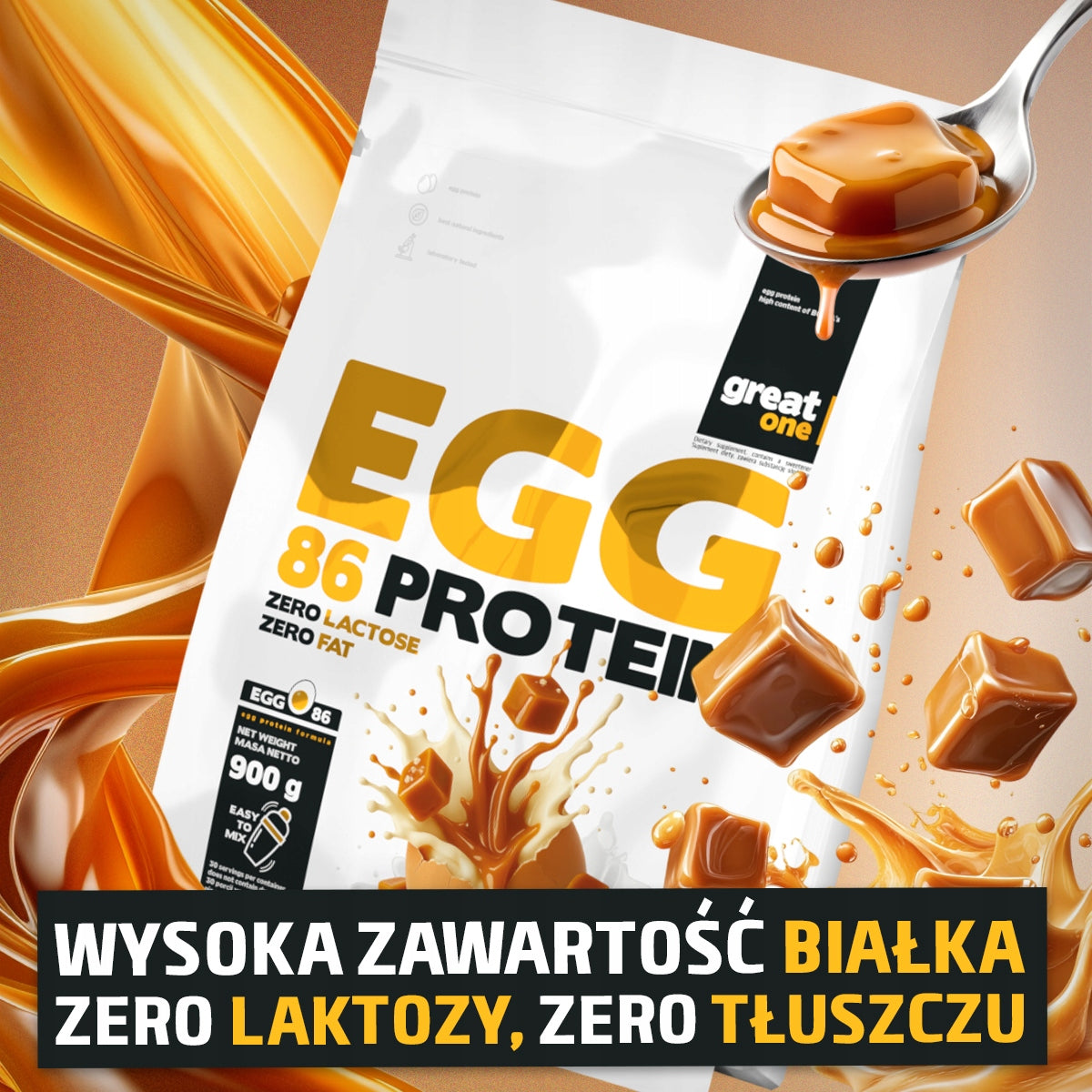 Protein supplement albumin Chicken egg PROTEIN GreatOne 900g SALTED PISTACHIO Packaging status original