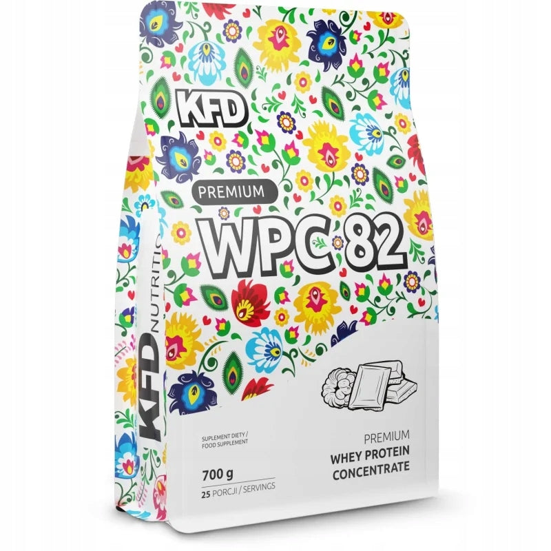 Protein supplement concentrate - WPC KFD powder 700g CHOCOLATE - RASPBERRY
